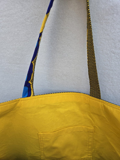 Cabas XXL Wax “Soleil Nomade”