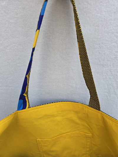 Cabas XXL Wax “Soleil Nomade”