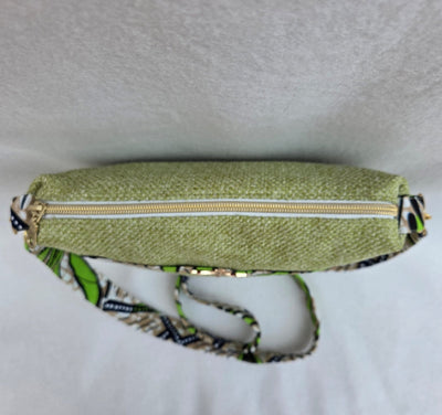 Sac “Anis Bohème” – Velours vert & wax végétal
